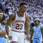 Jackson-Davis leads No. 10 Indiana past No. 18 UNC, 77-65