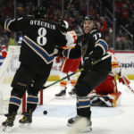 Ovechkin and Oshie power Capitals past Flames 3-0