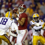 Daniels, No. 15 LSU outlast No. 6 Alabama, 32-31 in OT