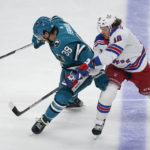 Gauthier, Shesterkin lead Rangers to 2-1 win over Sharks