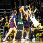 Clark scores 33 as No. 4 Iowa women defeat Belmont 73-62