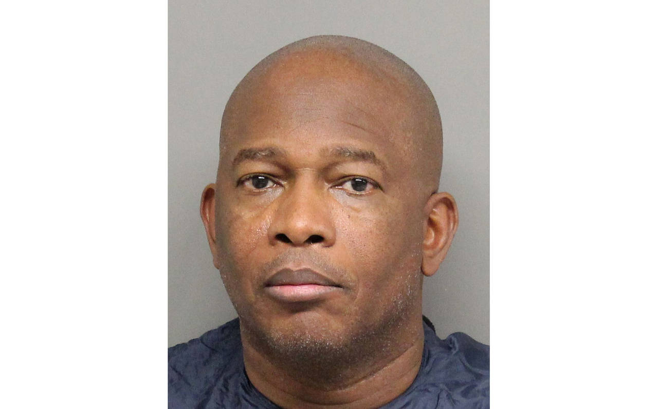 In a photo provided by the Lincoln (Neb.) Police Department, Mickey Joseph, who was Nebraska's inte...