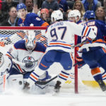 Pageau scores 2, Sorokin stops 49 as Isles blank Oilers 3-0