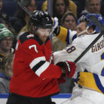 Devils beat Sabres 3-1, extend road win streak to 9 games
