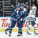 Marner ties team-record point streak, Leafs beat Sharks 3-1