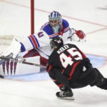 Vesey, Goodrow lead Rangers to 3-1 win over Senators