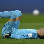 Iran goalkeeper clashes heads with teammate at World Cup