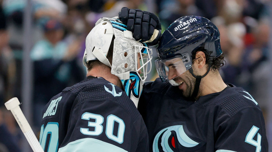 Seattle Kraken Martin Jones Justin Schultz...