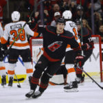 Canes top Flyers, points streak at franchise-record 14 games