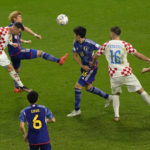 Japan and Croatia tied 1-1, going to extra time at World Cup
