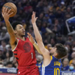 Poole scores 41, Thompson 31, Warriors beat Blazers 118-112
