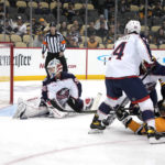 Crosby scores twice as surging Penguins roll by Columbus 4-1