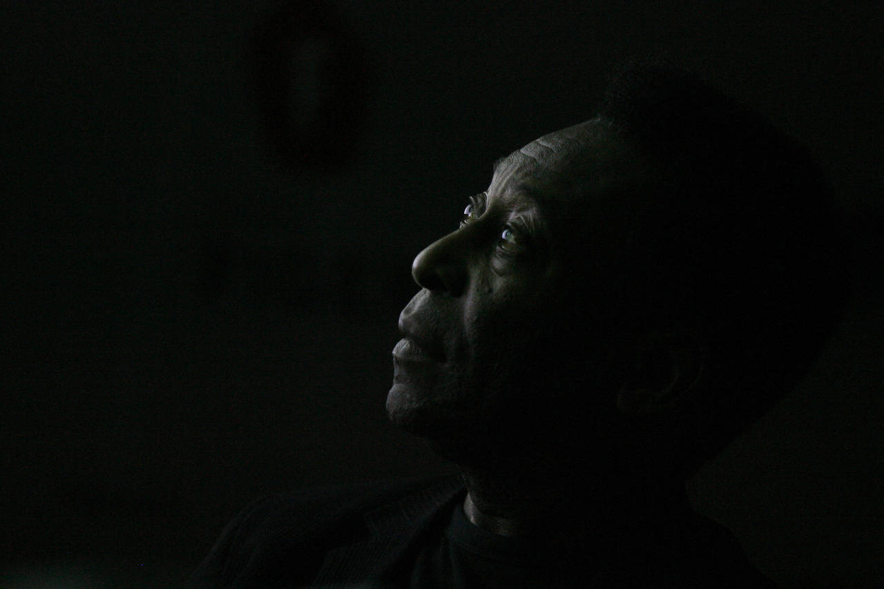 FILE - Brazil's soccer legend Pele attends the opening of an exhibit about his life titled King's M...