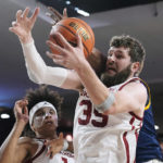 Sherfield's big second half carries Sooners to win over Roos