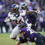 Huntley rallies Ravens past Broncos after Jackson injured