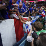 Mbappe attends to fan ahead of World Cup semifinal match
