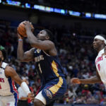 Williamson scores 29, Pelicans hold off Pistons 104-98