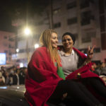 Moroccans celebrate historic World Cup win against Spain