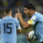 Uruguay beats Ghana 2-0 at World Cup but both teams out