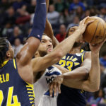 Russell scores 15 points in 4th, Wolves beat Pacers 121-115