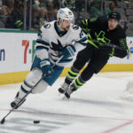 Olfosson's 1st NHL goal powers Stars to 5-2 win over Sharks