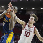 Sherfield's big second half carries Sooners to win over Roos