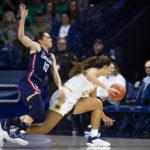 Miles, No. 7 Notre Dame women beat No. 3 UConn; Fudd hurt