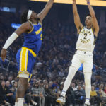 Rookie Nembhard has 31, leads Pacers past Warriors, 112-104