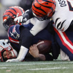Bengals force late red zone turnover, hold off Pats 22-18