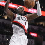 Lillard leads Blazers past Spurs 128-112 for 3rd straight