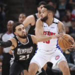 Jackson has 20 points, Grizzlies beat Pistons 114-103