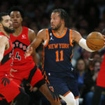 Knicks' NBA-leading 8-game win streak ends versus Raptors