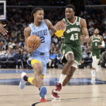 Morant has triple-double as Grizzlies trounce Bucks 142-101