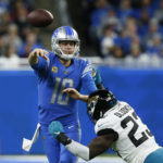 Goff has 340 yards, 2 TDs as Lions rout Jaguars 40-14