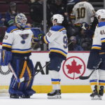 Kyrou has 3 goals, assist as Blues beat Canucks 5-1