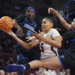 Boston, Cardoso and No. 1 Gamecocks top Memphis 79-54