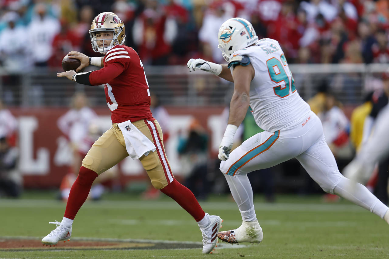 49ers Broc Purdy Jimmy G out...