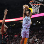 Morant has career-high 17 assists, Grizzlies rout Raptors