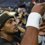 Deshaun Watson has supporters in the stands for his return