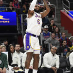 James, Davis carry Lakers past Pistons, 124-117