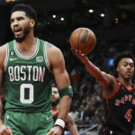Tatum has 31, Celtics beat Raptors 116-110 for 7th win in 8