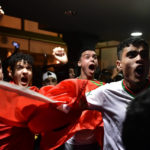 Moroccans celebrate historic World Cup win against Spain