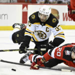 Pastrnak and Ullmark lead Bruins past struggling Devils, 4-3