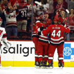 Canes beat Devils, move into 1st in Metropolitan Division