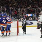 Varlamov makes 21 saves as Islanders blank Blackhawks 3-0