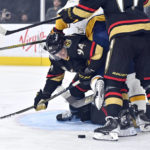 Vegas overcomes Forsberg's hat trick, beats Nashville in OT
