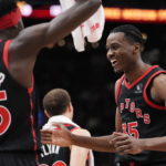 Trent scores 35 points, Raptors beat short-handed Suns
