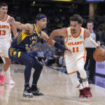 Hield makes 6 3-pointers as Pacers beat Hawks 129-114
