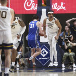West Virginia honors Huggins with 96-78 win over Buffalo