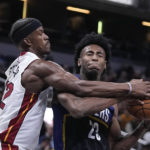 Butler's late flurry helps Heat put away Pacers 87-82